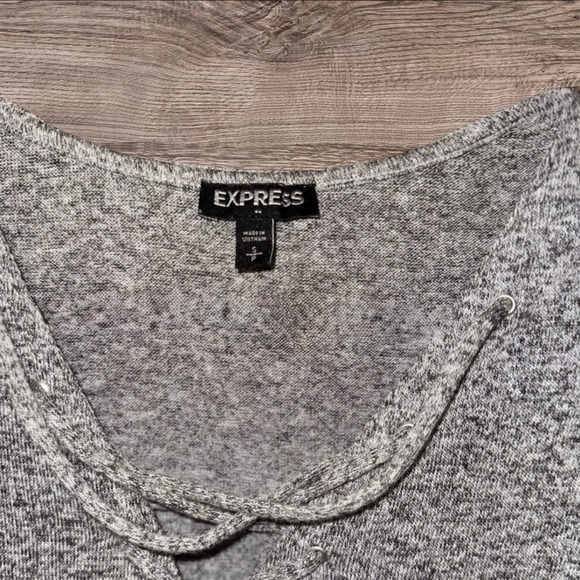 Express Heather Gray Tank Top - Picture 3 of 3